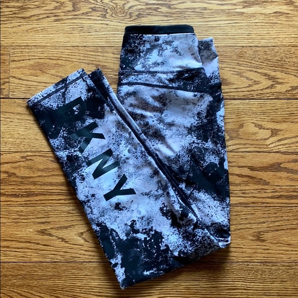 Dkny Pants - DKNY Sport Logo Leggings Medium